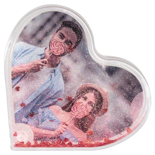Hama Heart Enbildsram Röd, Transparent