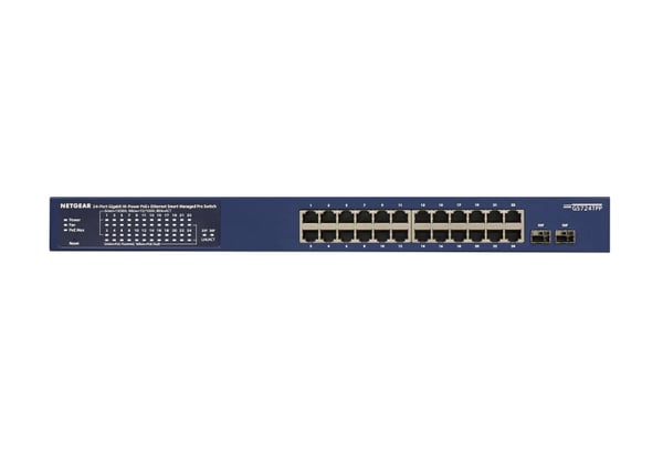 Netgear Smart GS724TP - Kytkin - L3 Lite - Älykäs - 24 x 10/100/1000 (PoE+)