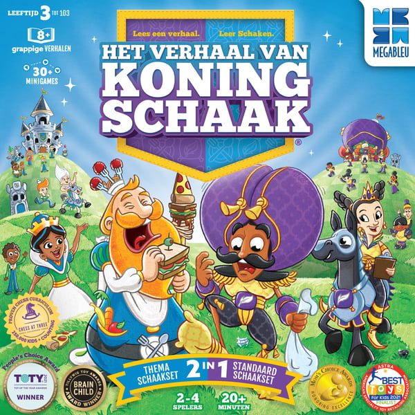 MEGABLEU Story Time Chess Brætspil Indlæring