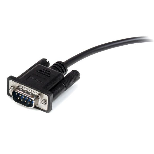 StarTech.com MXT10050CMBK serielkabel Sort 0,5 m DB-9