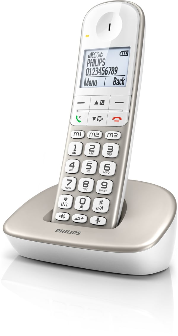Philips XL4901S/23 puhelin DECT-puhelin Soittajan tunnistus Hopea, Valkoinen