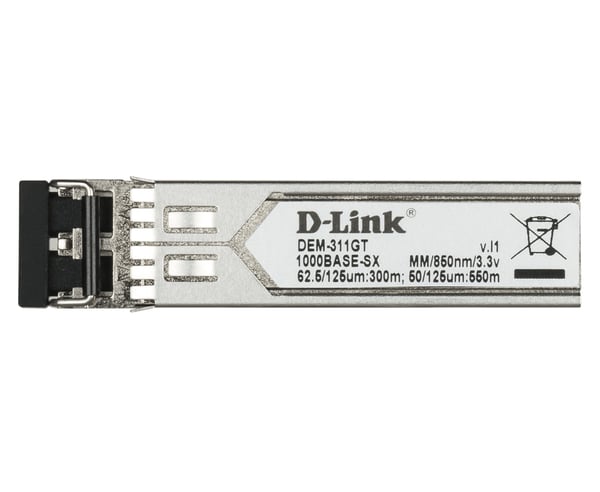 D-Link DEM-311GT transceiver-moduler för nätverk Fiberoptik 1000 Mbit/s SFP 850 nm