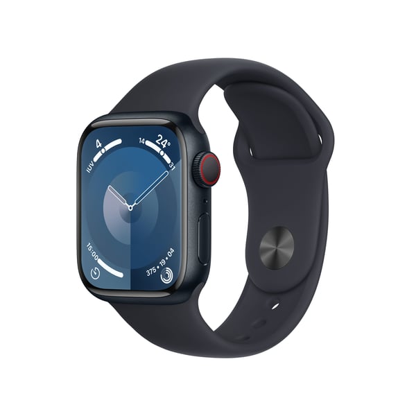 Apple Watch Series 9 41 mm Digital 352 x 430 pixel Berøringsskærm 4G Sort Wi-Fi GPS (satellit) Apple Watch Series 9 41 mm Digital 352 x 430 pixel Berøringsskærm 4G Sort Wi-Fi GPS (satellit)