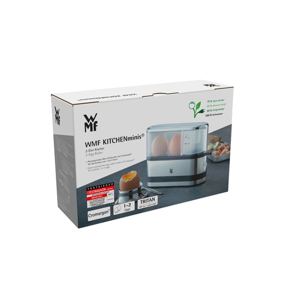 WMF KITCHENminis 0415020011 2 ägg 250 W Svart, Rostfritt stål