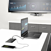 StarTech.com Dockningsstation för konferensrum - Universell laptopdocka - 4K HDMI, 60W PD, USB-hubb