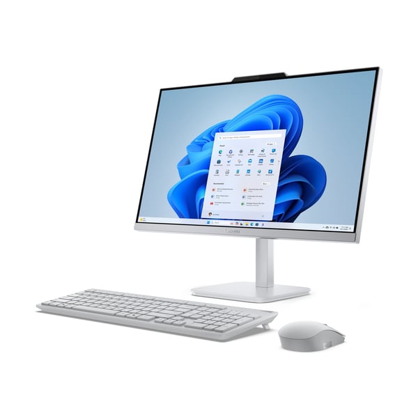 Lenovo A100 Intel® N N100 60,5 cm (23.8") 1920 x 1080 pixel All-in-One PC 8 GB DDR5-SDRAM 512 GB SSD Windows 11 Home Wi-Fi 6 (802.11ax) Grå