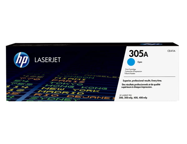 HP 305A - Cyan - original - LaserJet - Tonerpatron (CE411A)