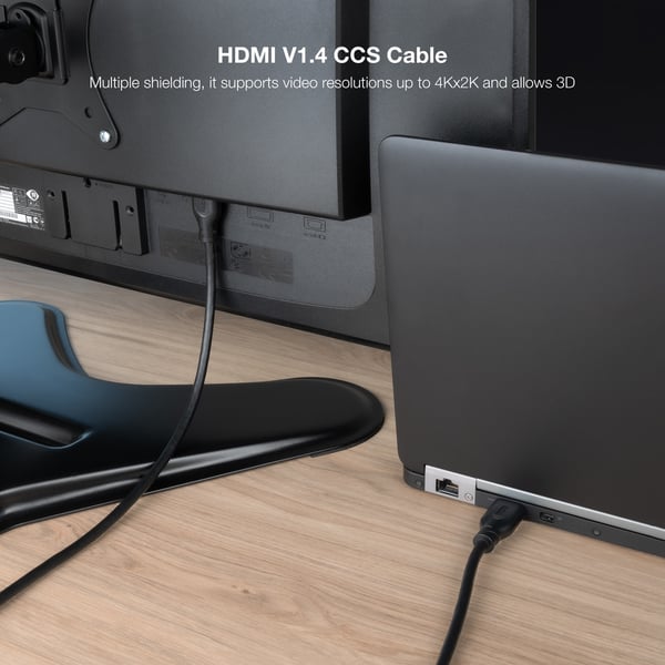 Nanocable 10.15.4702 HDMI-kaapeli 1,8 m HDMI-tyyppi A (vakio) Musta