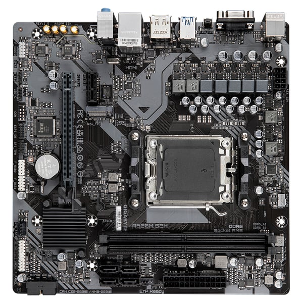 GIGABYTE A620M S2H moderkort AMD A620 AM5-sockel micro ATX