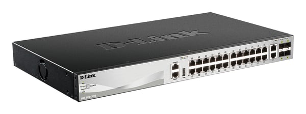 D-Link DGS-3130-30TS/E verkkokytkin Hallittu L3 Gigabit Ethernet (10/100/1000) Harmaa