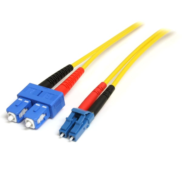 StarTech.com SMFIBLCSC7 InfiniBand och fiberoptisk kabel 7 m LC SC Gul
