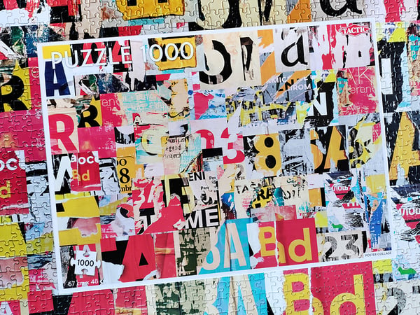 Tactic Poster Collage 1000 pcs Puslespil 1000 stk Kunst