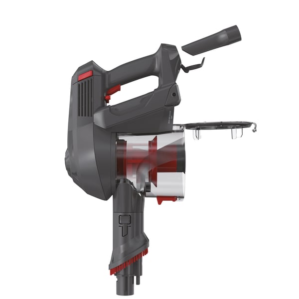 Hoover HF103PX 011 2-in-1-varsi-imuri Akku Kuiva Pussiton Musta, Punainen 2 ah