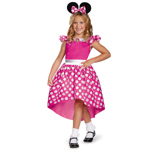 Disguise Disney Minnie Mouse Pink Naamiaisasu Lapsi Naaras Halloween