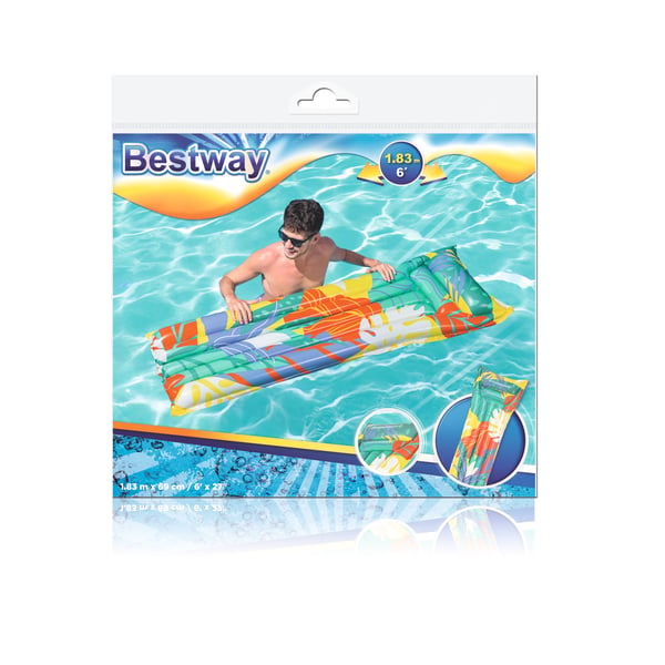Bestway 44033 / 23 pool- och badmadrass Multifärg Mönstrad