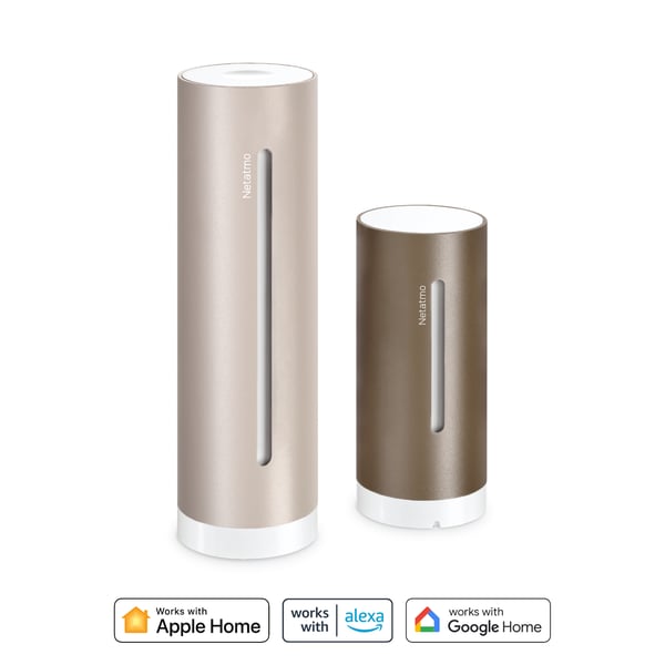 Netatmo NWS-S-EC digital vejrstation Brun Wi-Fi Netatmo NWS-S-EC digital vejrstation Brun Wi-Fi