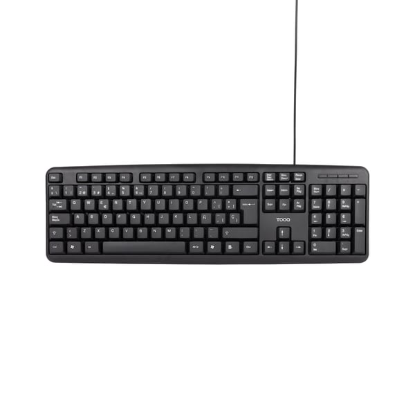 TooQ TQK-2002-B tastatur Universel USB Sort