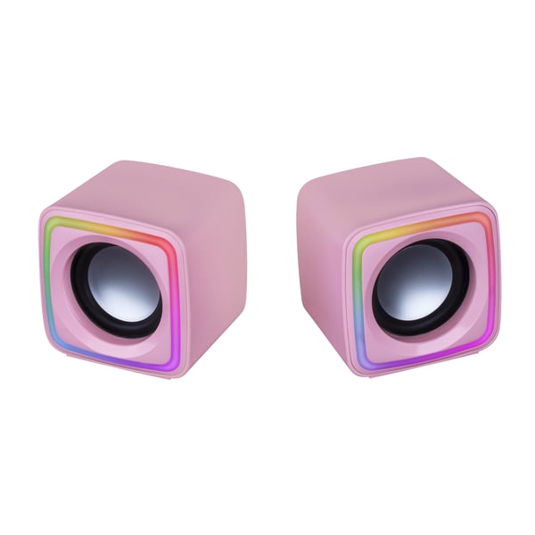 Mars Gaming MSCUBEP högtalare Rosa Kabel 8 W