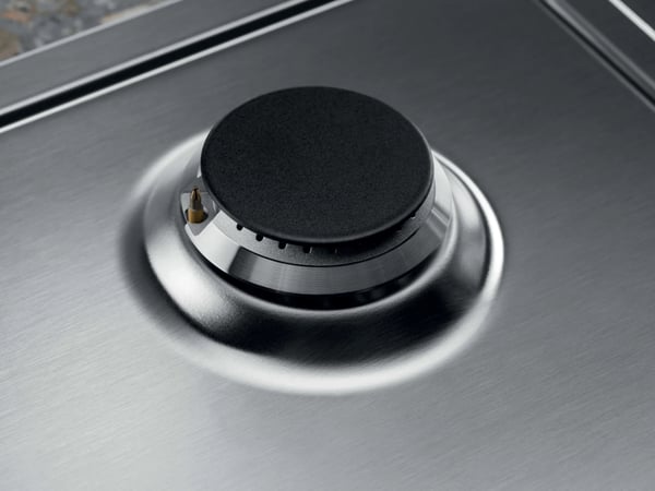 Electrolux KGS7536SX Svart, Rostfritt stål Inbyggd 75 cm Gas 5 zone(s)