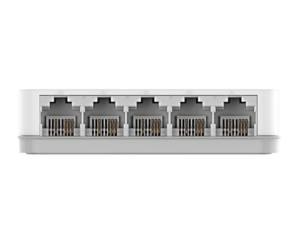D-Link ES-1005C/E Ohanterad Fast Ethernet (10/100) Skrivbord Vit