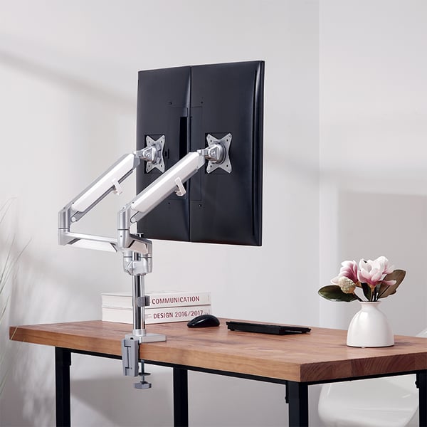 LogiLink BP0089 skærmbeslag og -stativer 81,3 cm (32") Skrivebord Sølv