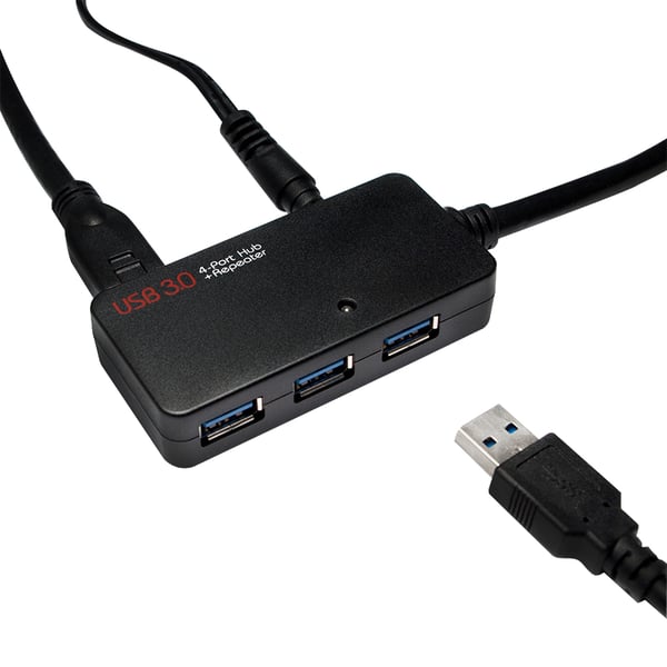 LogiLink UA0262 gränssnittshubbar USB 3.2 Gen 1 (3.1 Gen 1) Type-A 5000 Mbit/s Svart