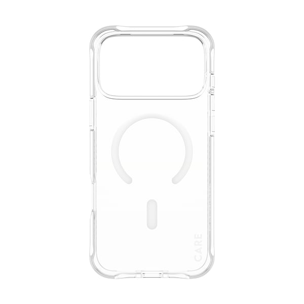 PanzerGlass CARE™ by ® Samba Case Transparent m. Hvid MagSafe iPhone 2026 Pro Max | 17 Pro Max