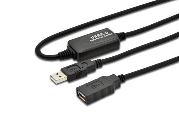 Microconnect WBEE0 USB-kabel USB 2.0 5 m USB A Sort