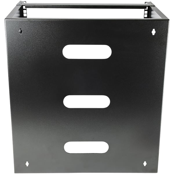 StarTech.com WALLMNT12 stativ 12U Vægmonteret stativ Sort