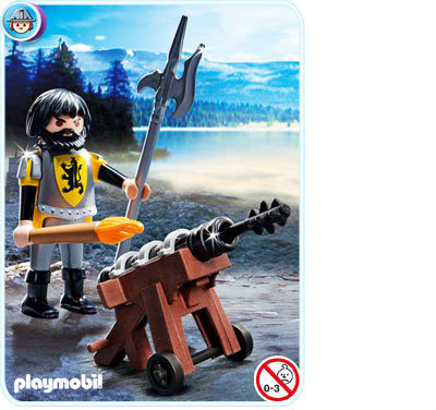 Playmobil Lion Knight Cannon Guard