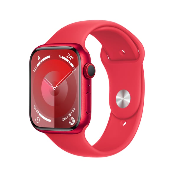 Apple Watch Series 9 45 mm Digital 396 x 484 pixlar Pekskärm 4G Röd Wi-Fi GPS