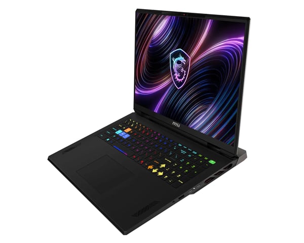 MSI Raider 18 HX A2WH-1088DE Intel Core Ultra 9 275HX Laptop 45,7 cm (18") Quad HD+ 32 GB DDR5-SDRAM 1 TB SSD NVIDIA GeForce RTX 5070 Ti Laptop GPU Wi-Fi 7 (802.11be) Windows 11 Home Grå Tysk