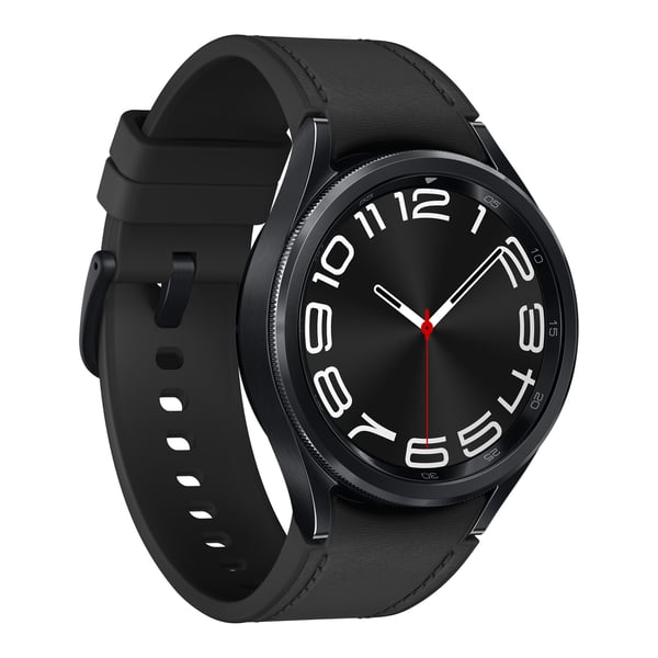 Samsung Galaxy Watch6 Classic SM-R955FZKAEUA smartklocka och träningsklocka 3,3 cm (1.3") OLED 43 mm Digital 432 x 432 pixlar Pekskärm 4G Svart Wi-Fi GPS