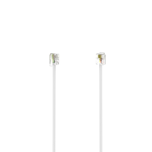 Hama 00201135 telefonkabel 10 m Hvid