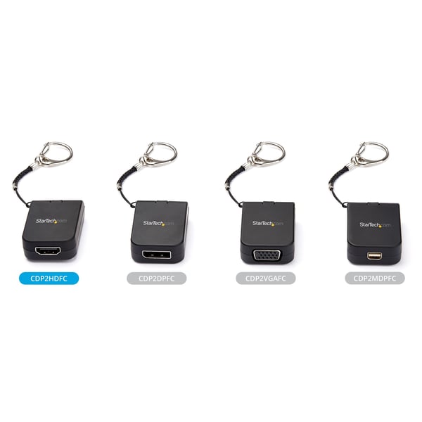 StarTech.com CDP2HDFC USB grafisk adapter 3840 x 2160 pixel Sort
