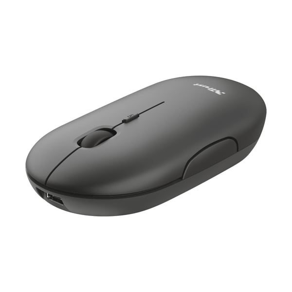 Trust Puck datormöss Kontor Ambidextrous Trådlös RF + Bluetooth Optisk 1600 DPI