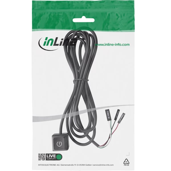InLine 59910B computeretui del Universel Trykknap