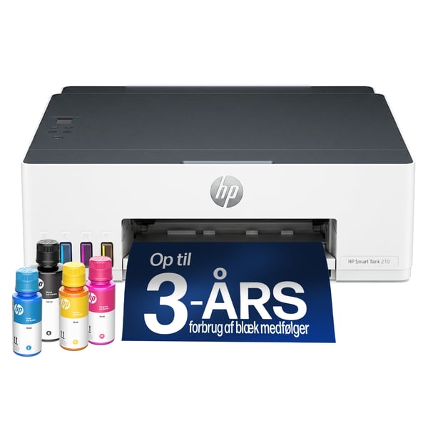 HP Smart Tank 210 Trådløst Farve Printer