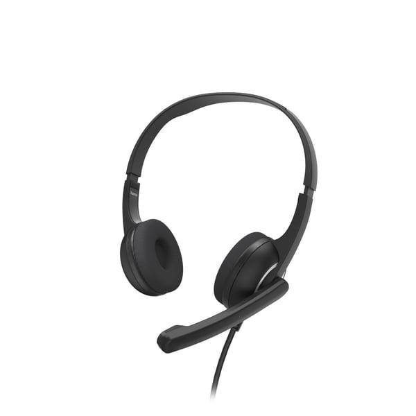 Hama HS-USB250 V2 Headset Kabel Huvudband Kontor/callcenter USB Type-A Svart