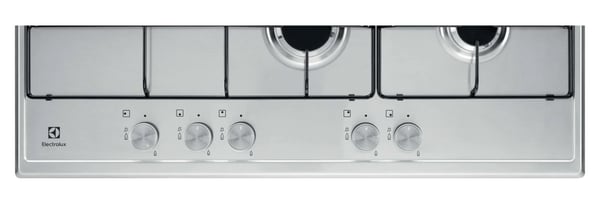 Electrolux KGS7564SX Rustfrit stål Indbygget 75 cm Gaskomfur 5 zone(s)