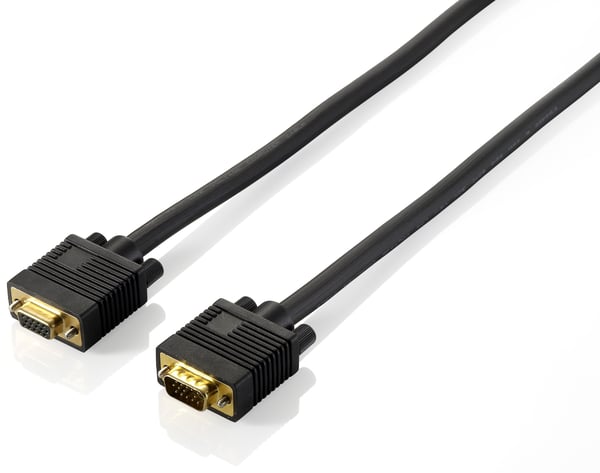 Equip 218130 VGA-kaapeli 1,8 m VGA (D-Sub) Musta Equip 218130 VGA-kaapeli 1,8 m VGA (D-Sub) Musta