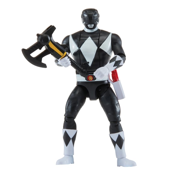 Power Rangers Auto-Morphin Actionfigure Black Ranger