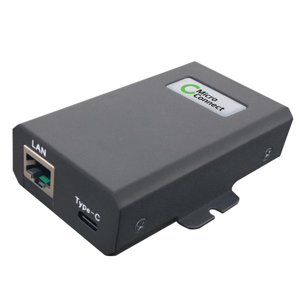 Microconnect POEINJ-25W-USBC PoE-adapters Gigabit Ethernet