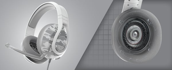 Turtle Beach Recon 500 Headset Ledningsført Spil Hvid