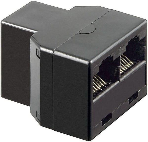 Microconnect MPK302B nätverksdelare Svart