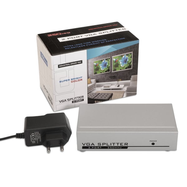 AISENS A116-0084 video-splitter VGA 2x VGA