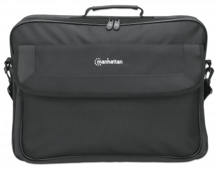 Manhattan 439992 taske og etui til laptop 43,9 cm (17.3") Mappe Sort
