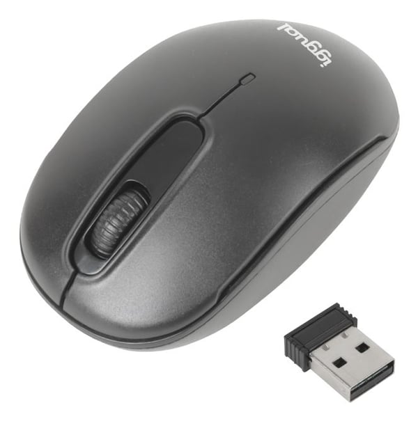 iggual WOM-STANDARD-3D 1000DPI datormöss Kontor Ambidextrous RF Trådlös Optisk