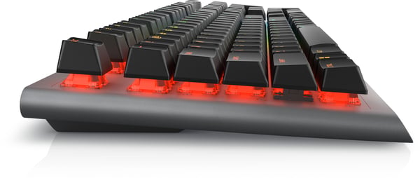 Alienware Tri-Mode AW920K tangentbord Spela USB + RF Wireless + Bluetooth Grå