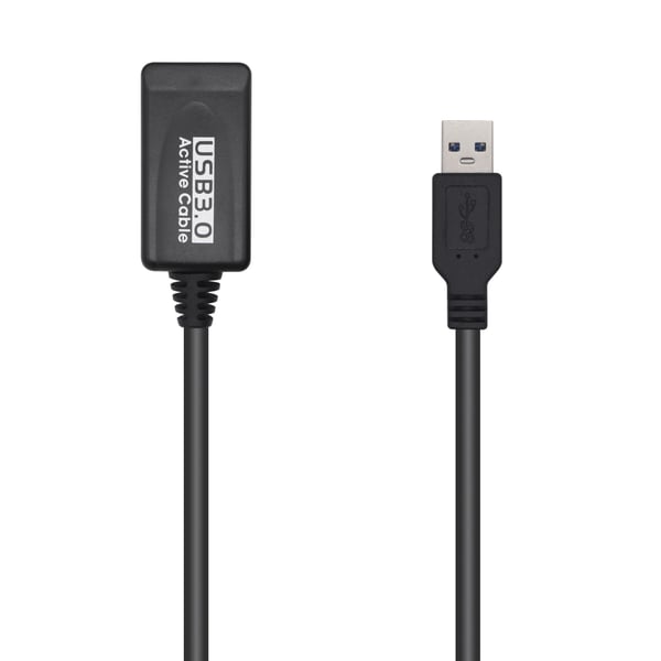 AISENS A105-0525 USB-kabel USB 3.2 Gen 1 (3.1 Gen 1) 5 m USB A 5 Gbit/sek. Sort